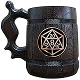 Twenty Sided Dice Beer Mug, Dungeons & Dragons Beer Stein, Dungeon Master, DM Gift, Personalized...