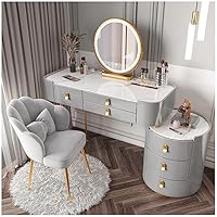 鏡台 ドレッサー（美品）送料込みに変更 お手入れしやすい収納力のあるライト付きドレッサー［日本製