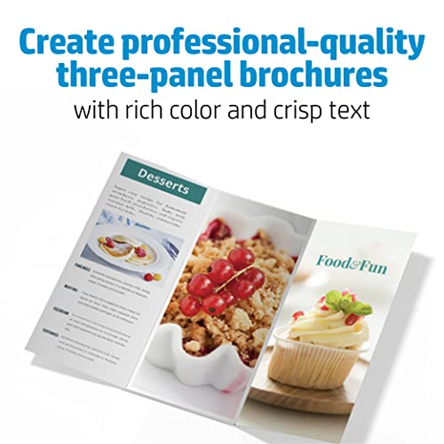 HP Enhanced Tri-fold Business Paper, Glossy, 8.5x11 in, 40 lb, 150 sheets, works with laser printers (Q6612A) - image 3