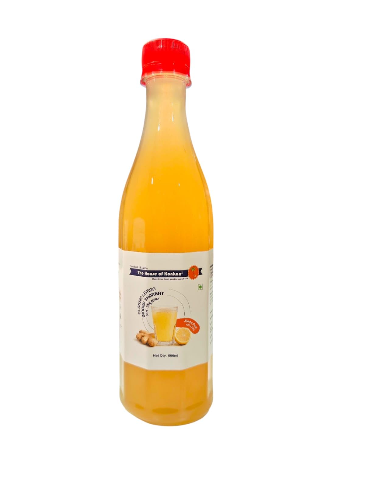 The House of Konkan Classic Lemon Ginger Sharbat, Syrup, 500ml, Pack of 3-image-26