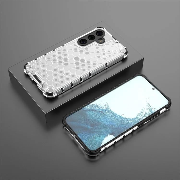 Image of Harc PC Honeycomb Back Case Cover for Samsung Galaxy A36 Anti Slip Ultra Thin Shockproof Reinforced Corners (Polycarbonate|Clear)
