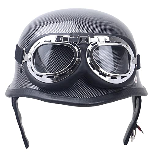 Motorcycle Goggles Vintage Pilot Style Cruiser Scooter Goggle Outdoor Sand Goggles Bike Racer Cruiser Touring Eyewear For Half Helmet (Colorful) #TOP4