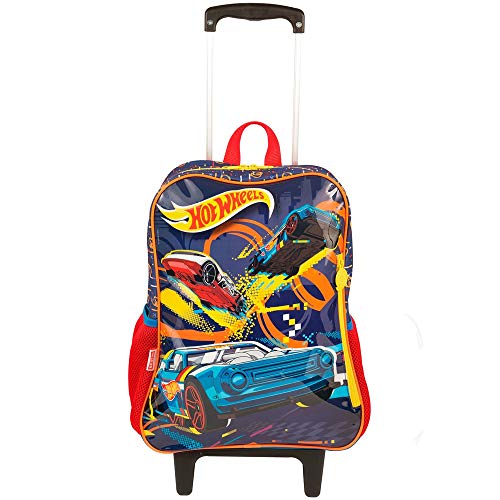 Mochila Poliéster com Rodas Hot Wheels 19M 65234 - Sestini