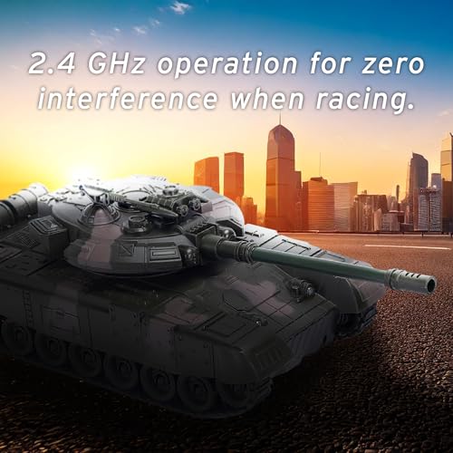 RC Panzer im Maßstab 1:20 – 2,4GHz ferngesteuertes Militärspielzeug mit realistischen Geräuschen & Lichtern, Kinder & Erwachsene