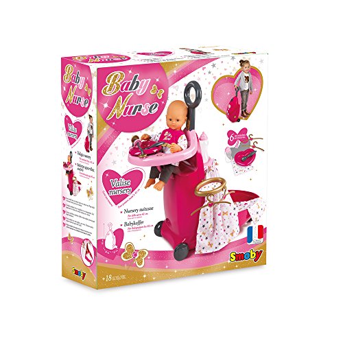 Smoby Trolley Nursery 2en1 para muñecos bebé de Baby Nurse 220316