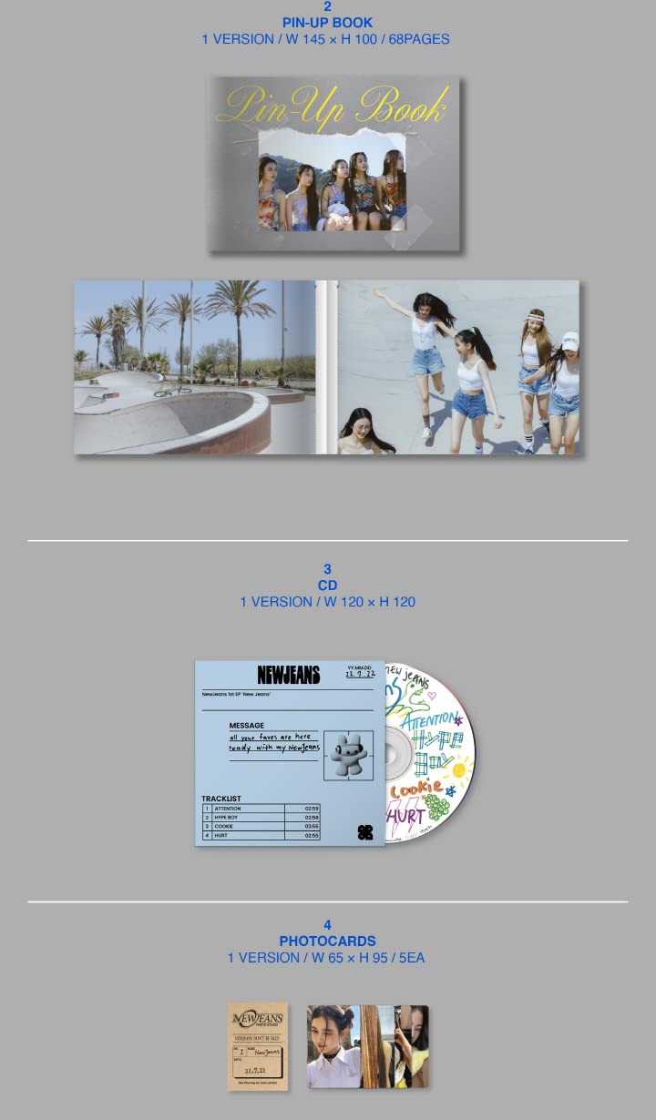 NEWJEANS New Jeans Debut 1st EP Album Limited Bag Version Bag+CD+