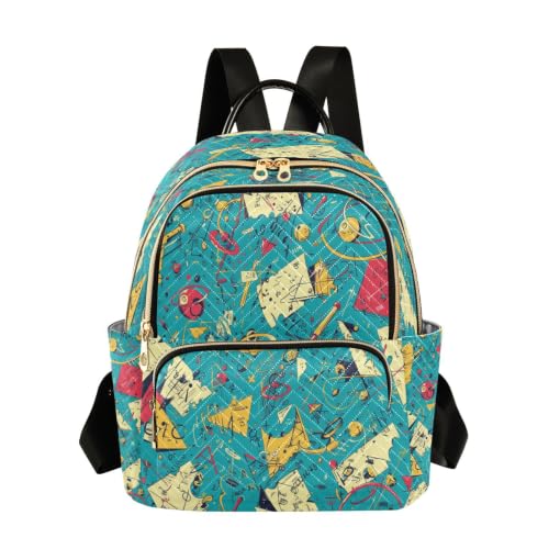 Sac à dos mathématiques antichoc avec mini sacoche de voyage ado