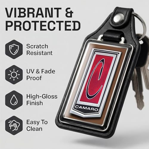 Image of Brotherhood Car Key Chain for Camaro - 1971 to 1973 2nd Gen Designs
