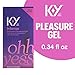 K-Y Intense 0.34 Fl Oz. Adult Toy Friendly Female Pleasure Gel, Arousal Stimulant for Women, Couples Massage Enhancer, Latex Condom Compatible (2 Pack)
