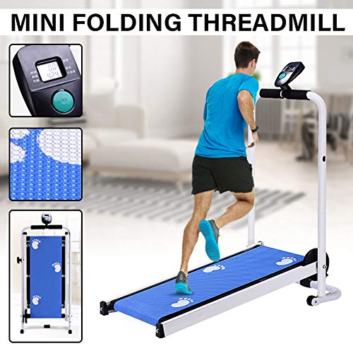 Caminadora Mecánica Plegable Capacidad 220 lb Pantalla LCD miniatura 2