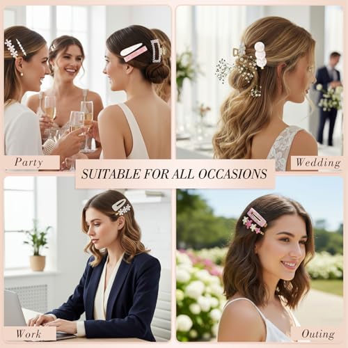20 Piezas Pinzas Decorativas para Cabello miniatura 6