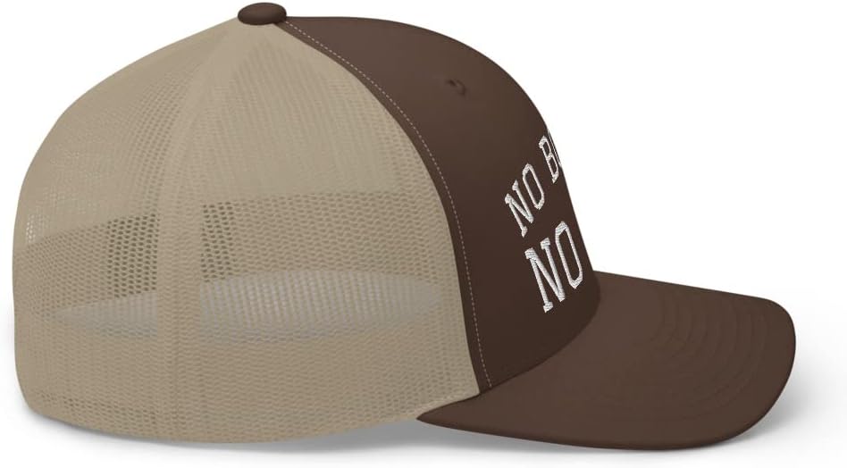 No Boxing No Life Premium Trucker Hat Mid Crown Curved Bill Adjustable Cap