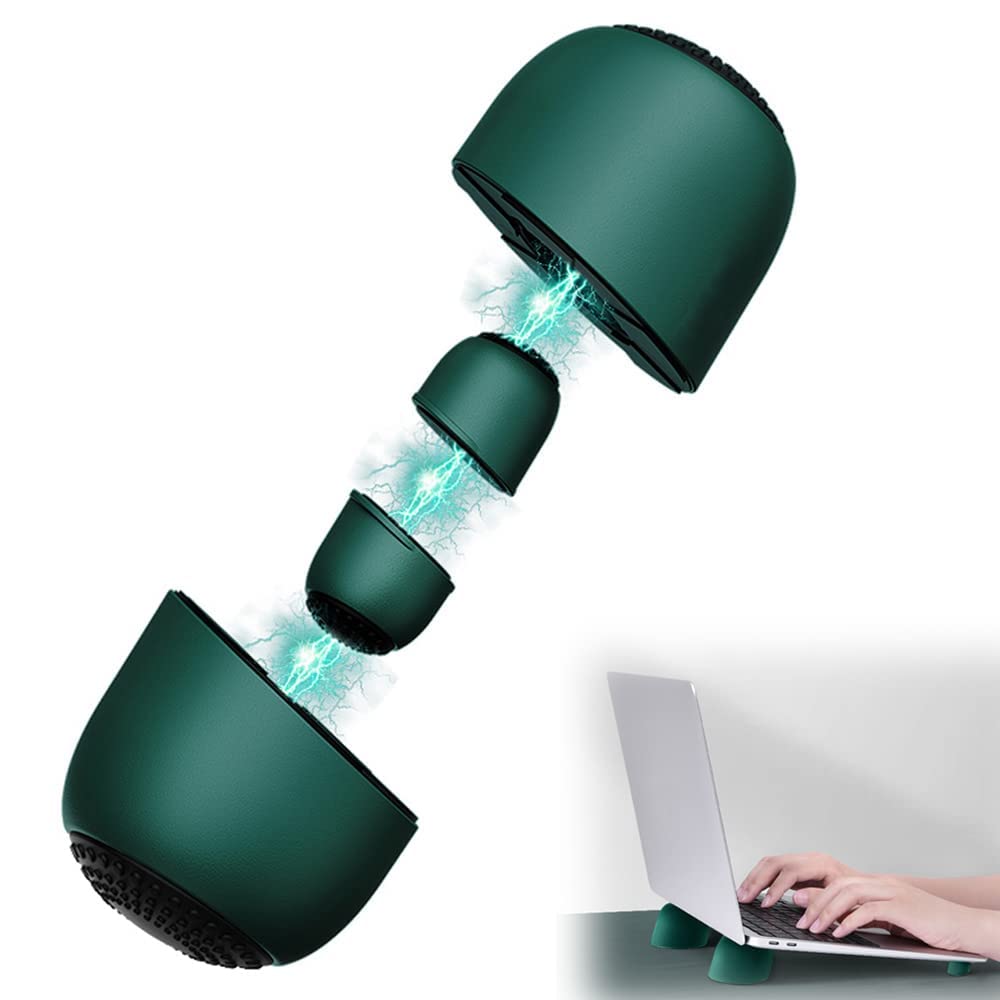 KASTWAVE Laptop Cooling Pad, Laptop Cooling Stand Portable Magnetic Small Invisible Cooler Stand Ergonomic Laptop Cooling Pad Small Invisible Cooler Ball Portable Magnetic Laptop Cooler Stand