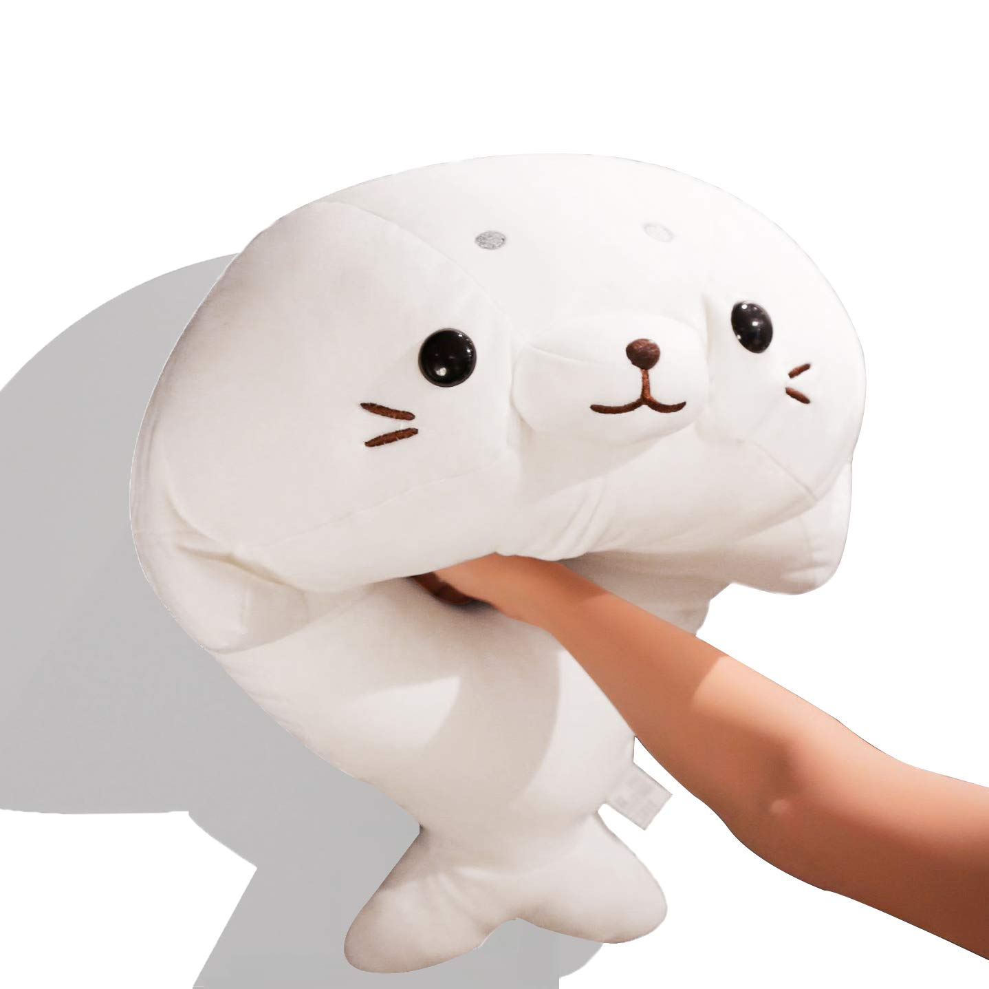 GRTLPOK Cute Seal Stuffed Animal Plush Chubby Blob Seal Pillow Plushies 60CM Kawaii Soft Plush for Kids Gift