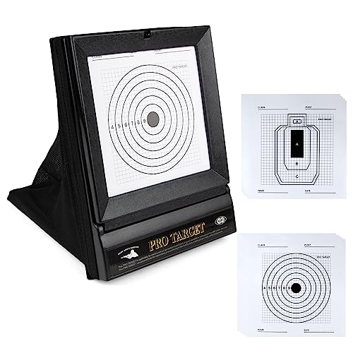 Airsoft Targets with Catcher - Portable BB Gun Targets for Backyard Shooting Practice, Indoor or Outdoor Range, Includes Replaceable Paper Shooting 10 sheets paper target