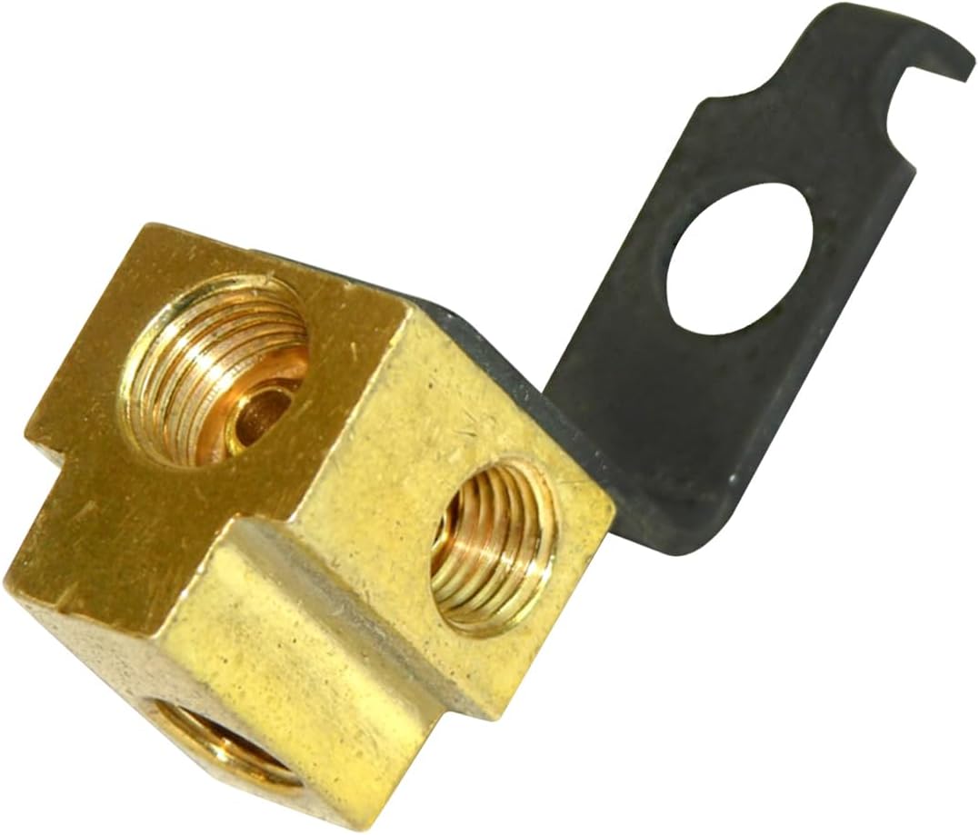 Inline Tube Compatible with 1966 Chevrolet Impala Single-Reservoir Master Cylinder Drum Brake Distribution Block, 1pc