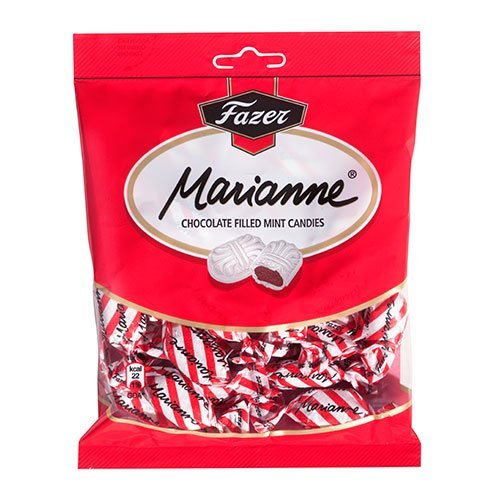 Fazer Marianne Chocolate Filled Mint Candies - Made In Finland - 7.8Oz Or 220G [Pack Of 2] #TOP13