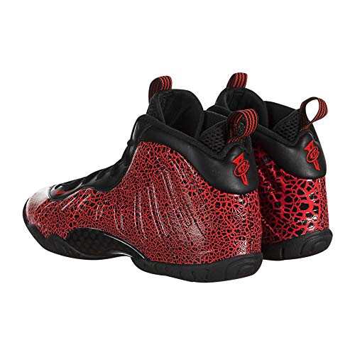 Nike Little Posite One (Kids) Black/Bright Crimson4
