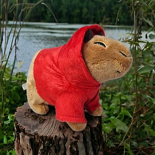 Brinquedos De Pelucia Capivara Fofa Filó C/Capuz Vermelho