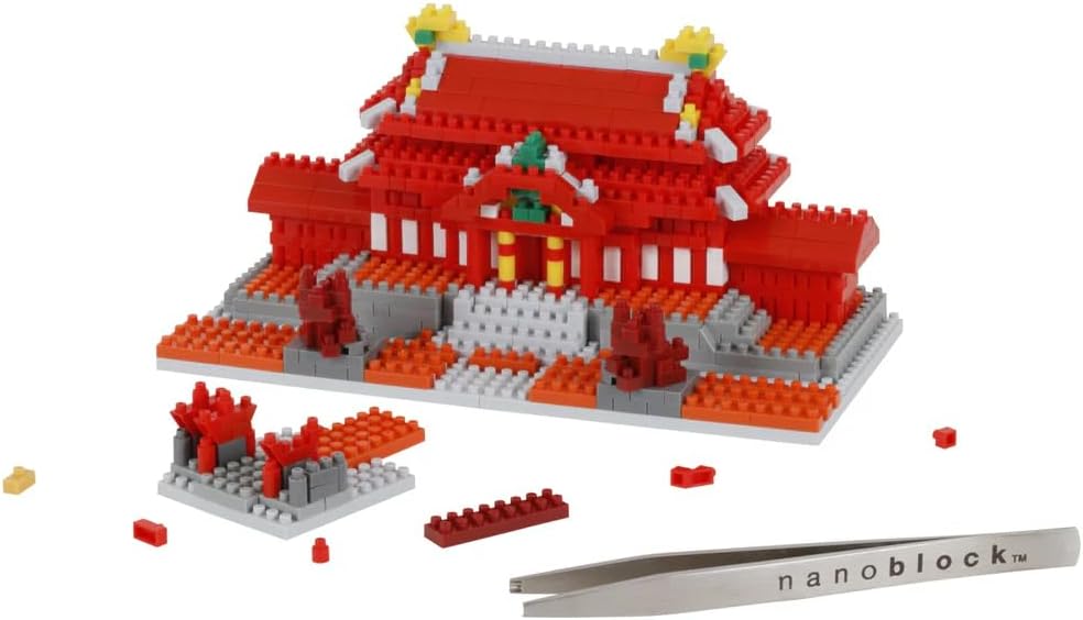 Nanoblock Shuri Castle, construction toy NBM-030, multicolored