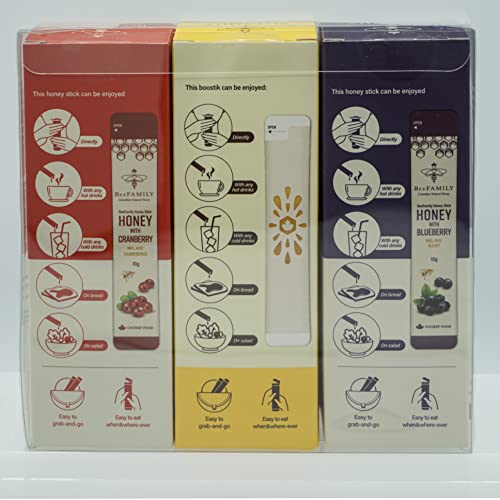 Set Variedad Miel Stick BeeFamily 300g miniatura 2