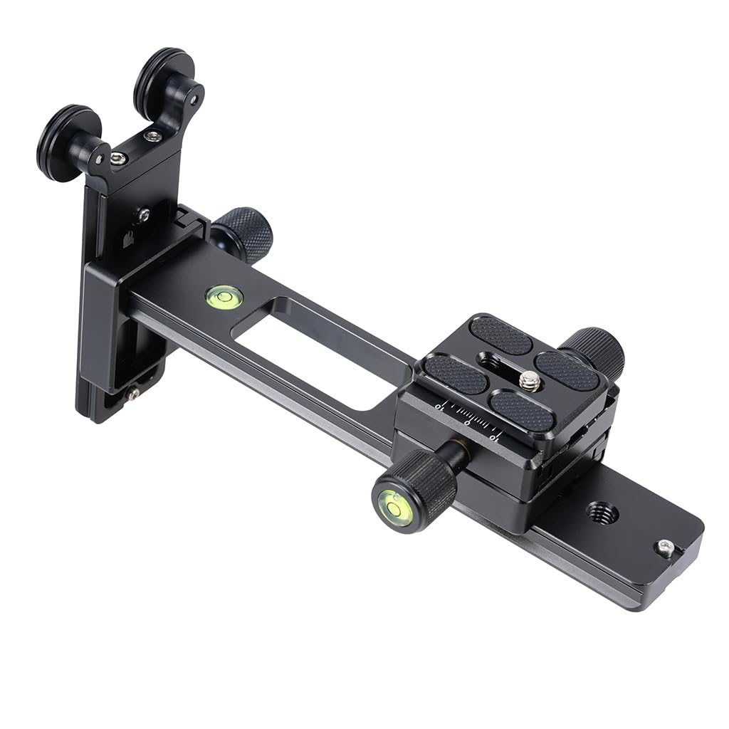 Teleobiettivo supporto livellamento staffa regolabile universale 38 mm piastra a sgancio rapido per fotocamera DSLR (design cavo)