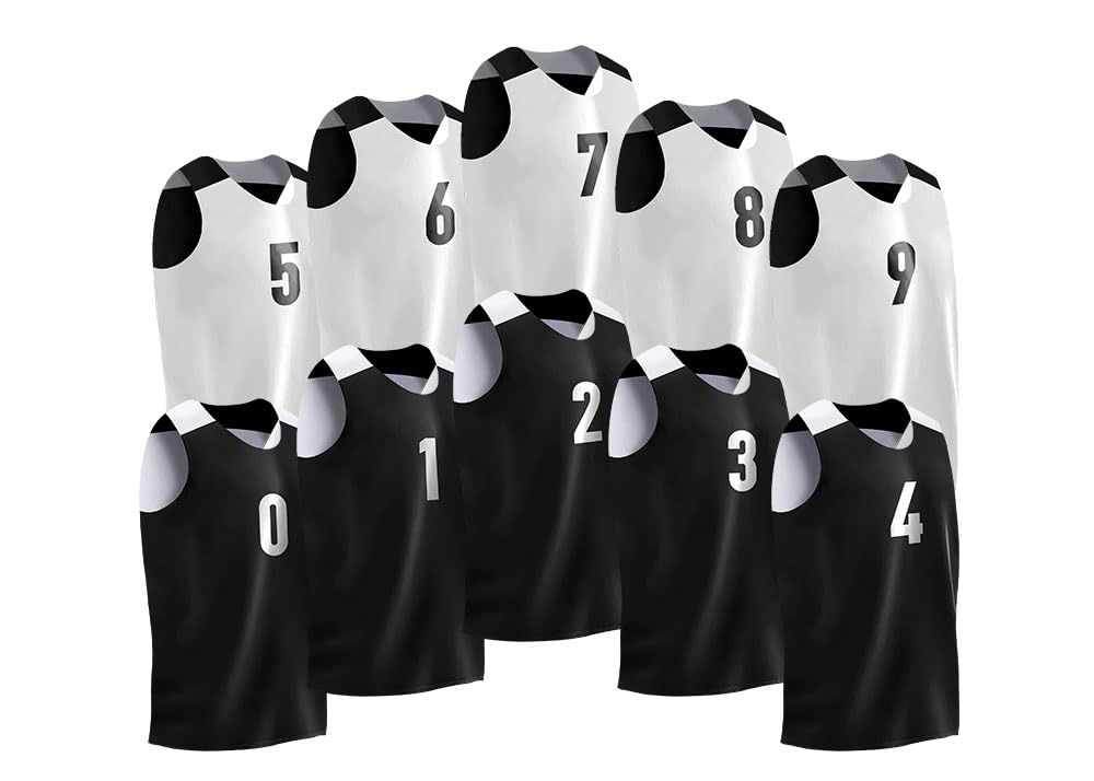 Youth 10-Pack Reversible Jerseys with Numbers