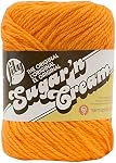 Lily Sugar n' Cream Solid Variety Assortment 6 Pack Bundle 100 Percent Cotton Medium 4 Worsted (Multicolor)