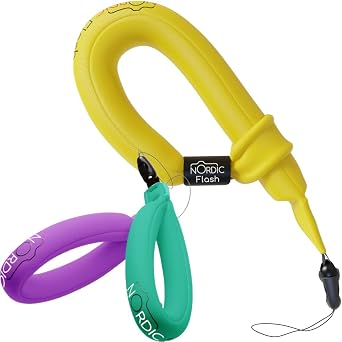 Nordic Flash Camera Floats 1p Yellow Bundle with Camera Floats 2p Turquoise Purple