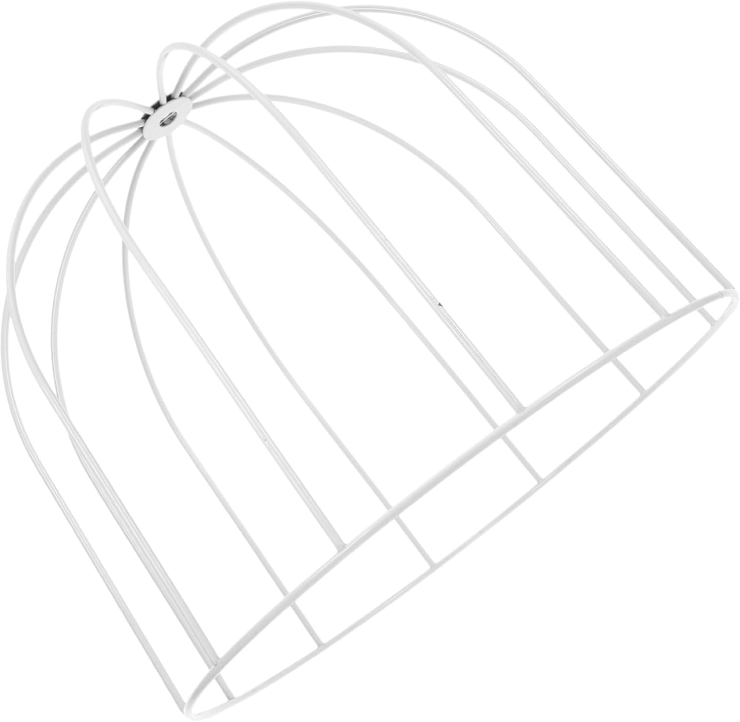 VILLCASE Wire Lampshade Frame for DIY Pendant Light Fixtures 1cm Aperture Metal Cage Design Suitable for Modern Interiors and Home Decor for Crafting Custom Chandelier Shades