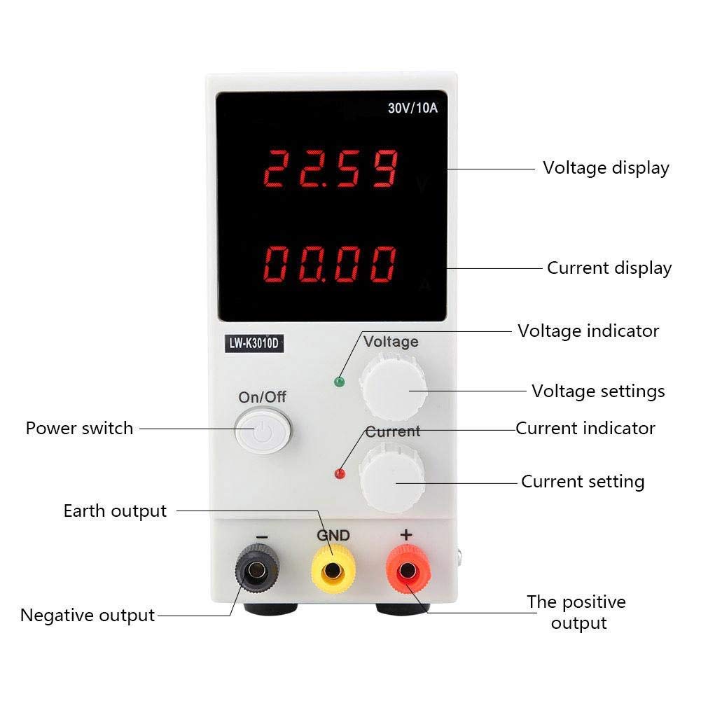 30V/10A DC MCH-K3010D Alimentation Réglable Alimentation
