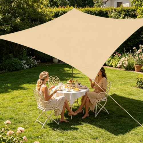 Toldo vela para patio con lona impermeable altamente resistente 4