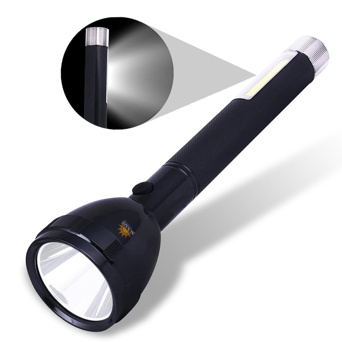 See full amazon price history chart for Sunaze 2 in 1 Rechargeable Emergency 50W Long Rnage Torch Light with Back Side Lamp Light Sunaze 2 in 1 Rechargeable Emergency 50W Long Rnage Torch Light with Back Side Lamp Light (B0CGJZH1LL) Amazon Price History, Amazon Price Tracker