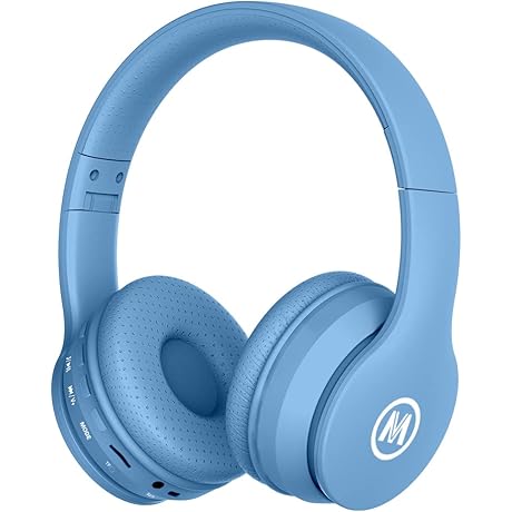 Mokata Volume-Limited Kids Headphones: Bluetooth and Wired Listening with 85/110dB Protection