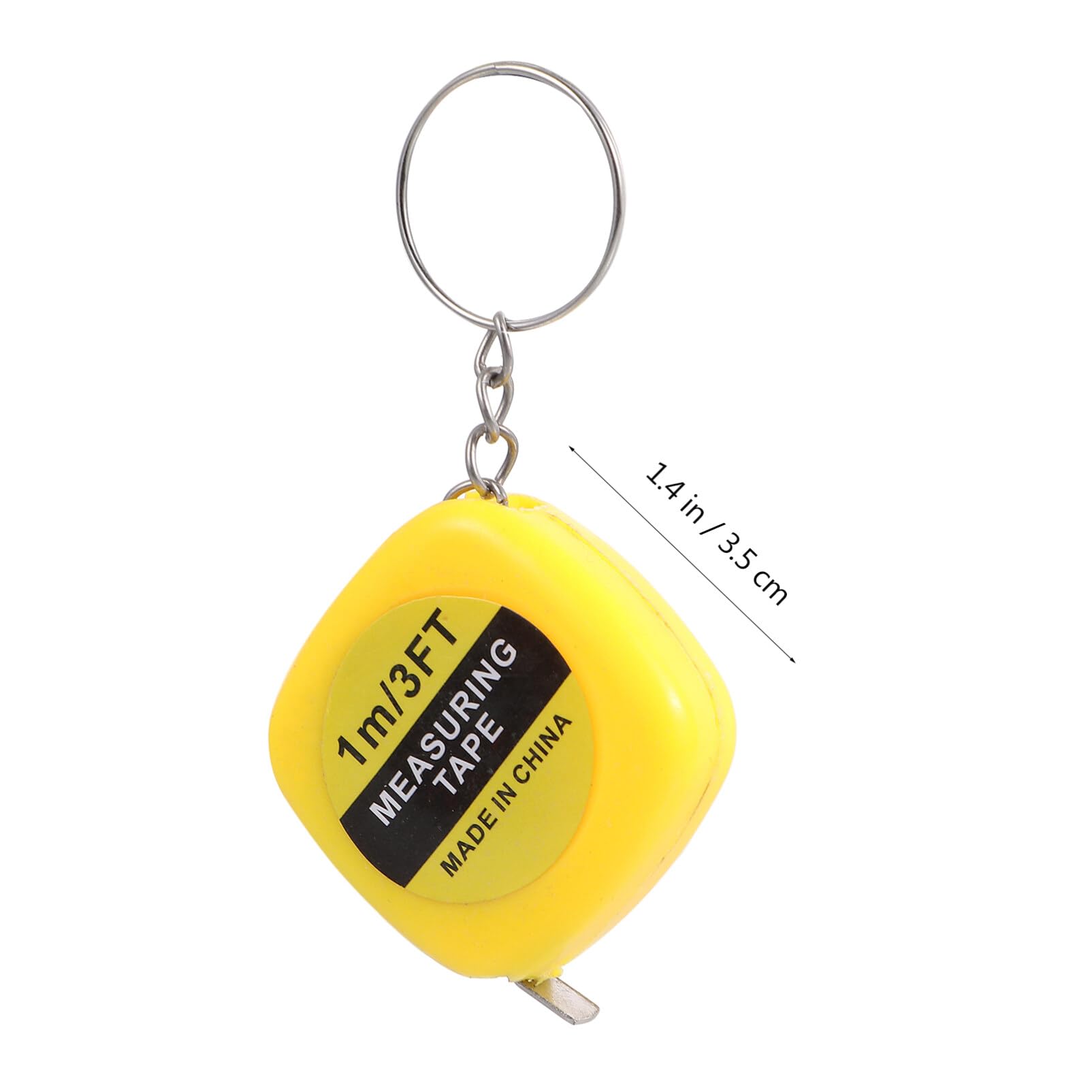 DOITOOL 200 Piezas Cinta Métrica Llavero Cinta Métrica Para El Cuerpo Cinta De Tapicería Cinta Métrica Pequeña Para Bolso Cinta De Coser Metro Medida Bolsillo Regla De Regalo El Plastico
