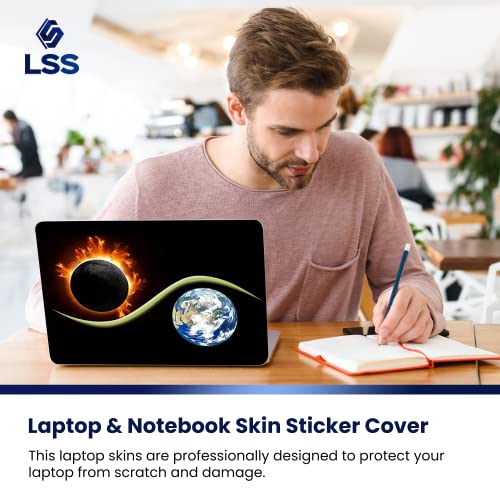 Image of LSS 17-17.3 inch inch Laptop Notebook Skin Sticker Cover Art Decal Fits 16.5 inch 17 inch 17.3 inch 18.4 inch 19 inch HP Dell Apple Asus Acer Lenovo Asus Compaq (Free 2 Wrist Pad Included)