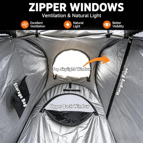 GMAK Pop Up Privacy Shower Tent, Pop Up Changing Tent, 3.3 x 3.3 x 6.2ft miniatura 3