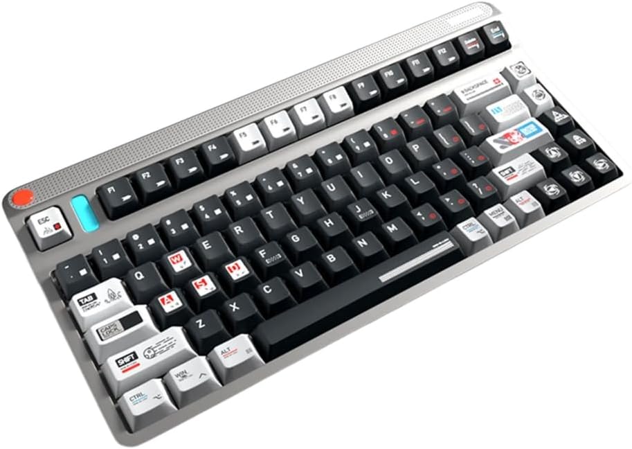 Unique Moon Plan Keycaps for Home Office and Esports Mechanical Keyboards