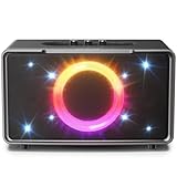 GFEEN Party Blutooth Speaker: 200W Peak Powerful Loud Sound! 15H Playtime, RGB Light Show, Fast Charging, Deep Bass, Large Portable Wireless Speaker for Outdoor, Projector, Backyard, Home, Outside