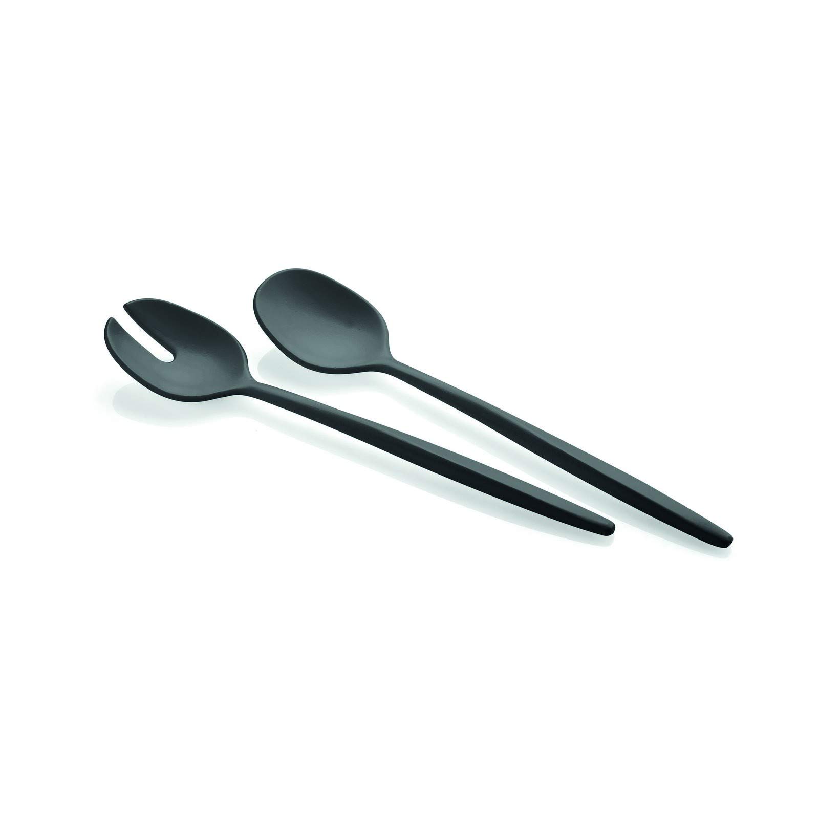 Guzzini - My Fusion, Sztućce do Sałatek - Czarny, 28 cm - 10610010