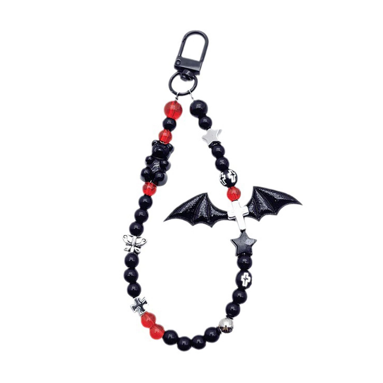 NEWFT Phone Charm Strap Keychain Keychain Lanyard String Star Bowknot Charm Chain