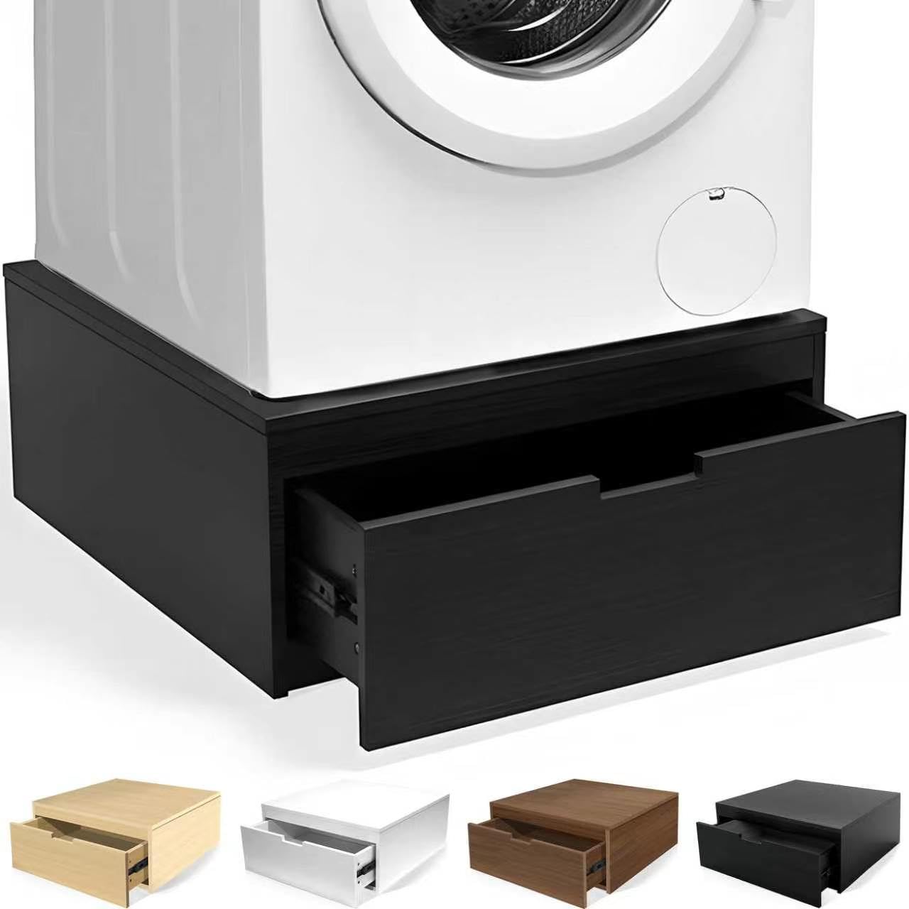 Photo 1 of ***MINOR SCRATCHES***
LYASIL Laundry Pedestal, Heavy Duty Wood Washer Dryer Pedestal, 27.5" Universal Washer and Dryer Stand, 500 LBS Capacity (Black)
