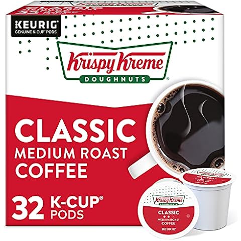 Krispy Kreme Classic Medium Roast Coffee Pods, 32 Count Cover