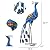 Kircust Peacock Garden Statue and Sculpture, Metal Peacock Yard Art Decor, Standing Bird Outdoor Sculptures for Patio Backyard Lawn Home Decoration