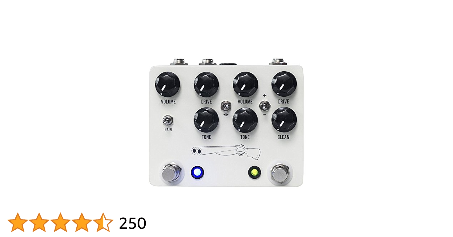 ギター JHS Pedals Double Barrel JHS Pedals - DOUBLE BARREL V4 Overdrive - Nantel Musique