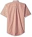 Arrow Men's Hamilton Plaid Short Sleeve Shirt, Orange Rust, M