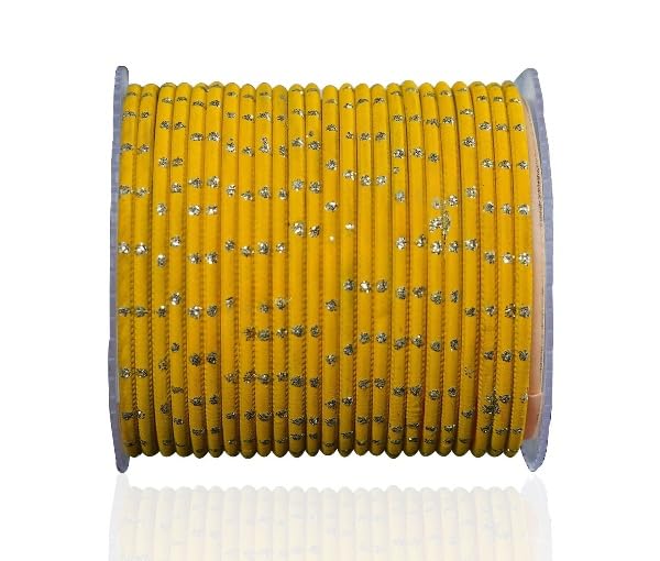 See full amazon price history chart for The Golden Cascade Metal Bangles for Women & Girls | Dot Matte Chudi Set for Ladies | Wedding, Function, Party, Karva Chauth Wear Traditional Chudiyan (Pack of 24) (M Yellow, Medium 2.6) The Golden Cascade Metal Bangles for Women & Girls | Dot Matte Chudi Set for Ladies | Wedding, Function, Party, Karva Chauth Wear Traditional Chudiyan (Pack of 24) (M Yellow, Medium 2.6) (B0B37J622K) Amazon Price History, Amazon Price Tracker