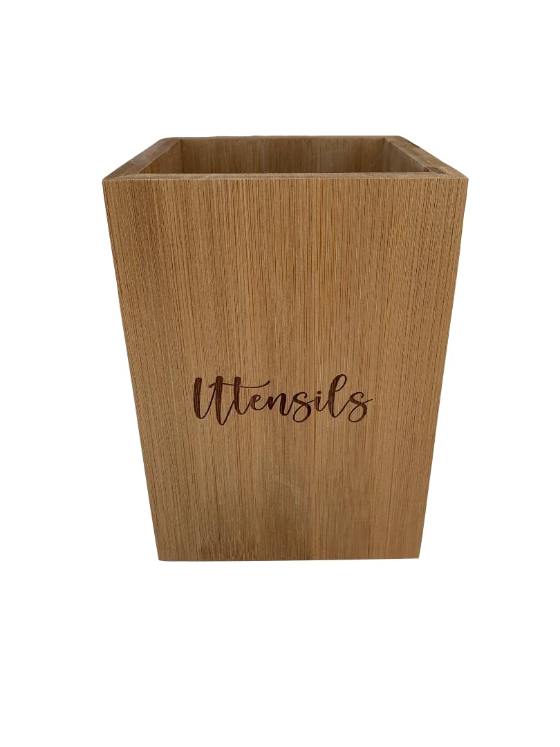 The Personal Exchange Utensil Holder Bamboo 4 1/4