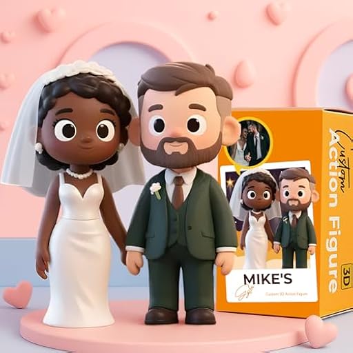 Figuras de Acción Personalizado, Bobble Heads Personalizado de Foto, Figura de Personaje 3d Personalizada, Decoracion Hogar Regalo Personalizado Valentin Cumpleaños, Regalos Navidad Mujer Hombre | Ya disponible en tu tienda friki favorita! En mundofriki.es!