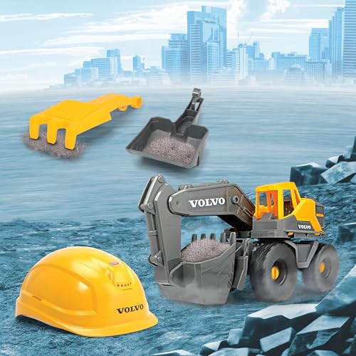 Kit de chantier Tough Excavator Volvo pour développer la motricité des enfants de 3 ans - 5